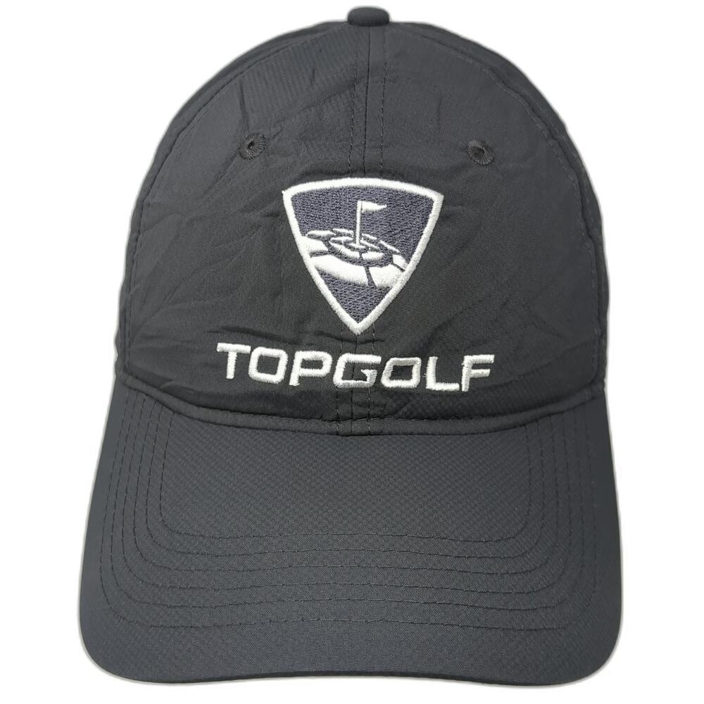 ahead Baseball Cap Gray One Size Topgolf Embroidered Logo Polyester Spandex Hat